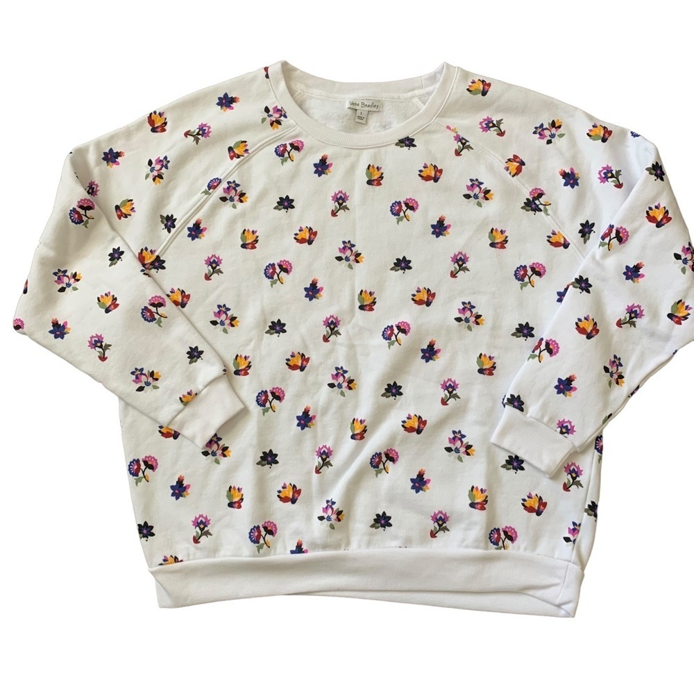 Vera Bradley Floral Sweatshirt - White and Multicolor